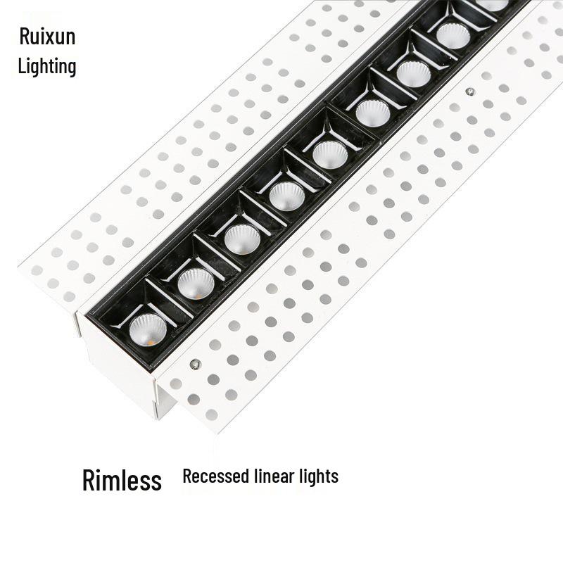 

Frameless Recessed Magnetic Track Spotlights for Living Room 5 Heads (5W)