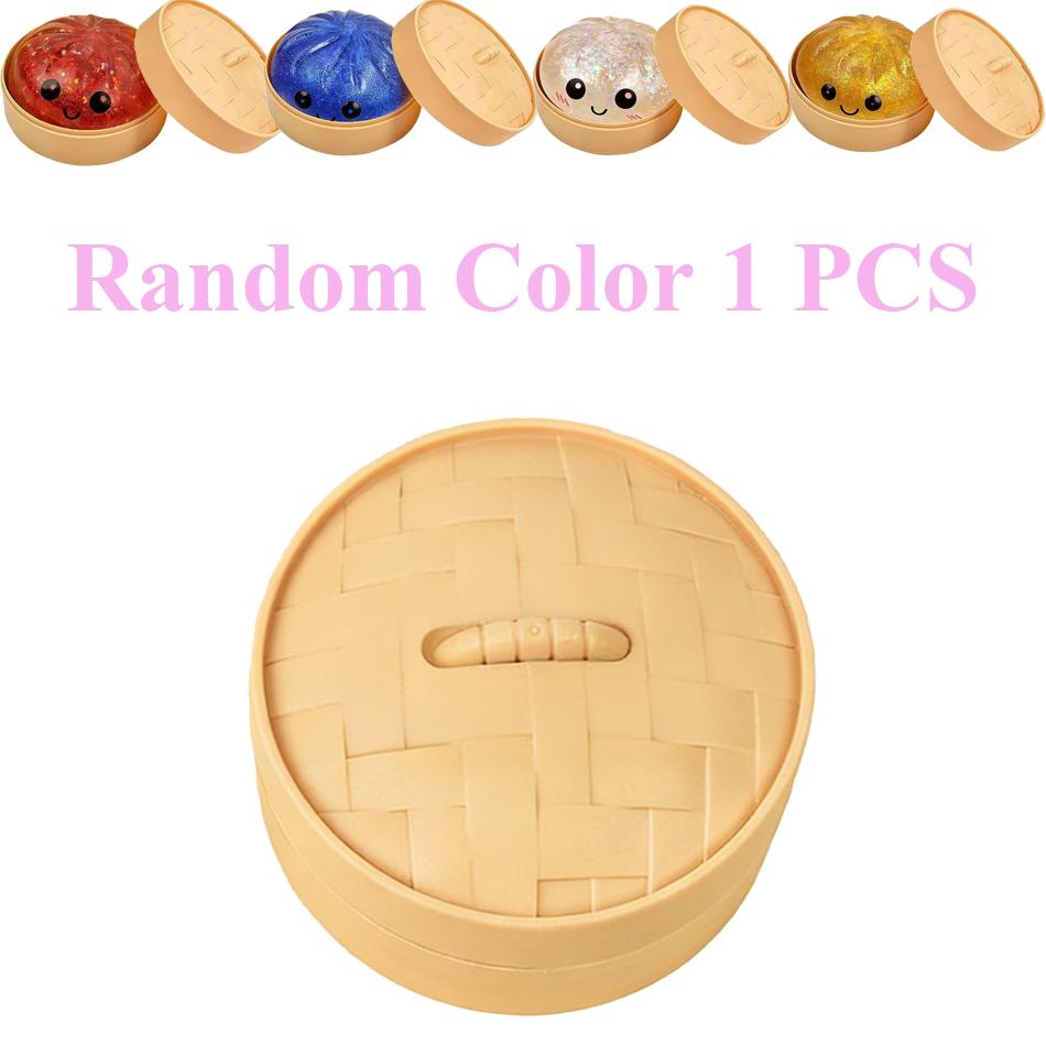 

New Simulation Flash Dumpling Pressure Ball Slow Rebound Soft Pinch Decompression Office Home Decorat