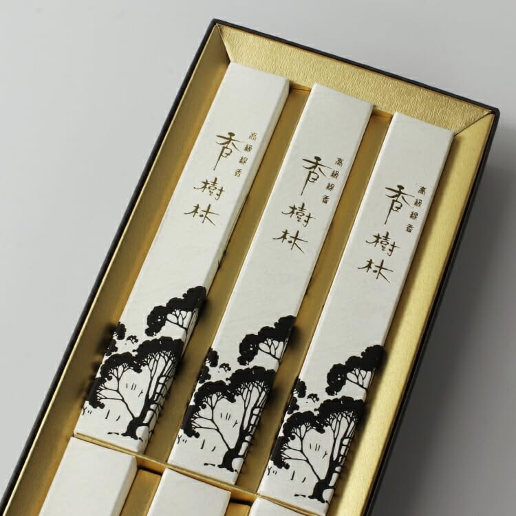 Gyokushodo Moderne buddhistische Altar-Accessoires, Kojurin Räucherstäbchen, 6 kurze Schachteln in einer Papierbox im japanischen Stil, 4976239264017