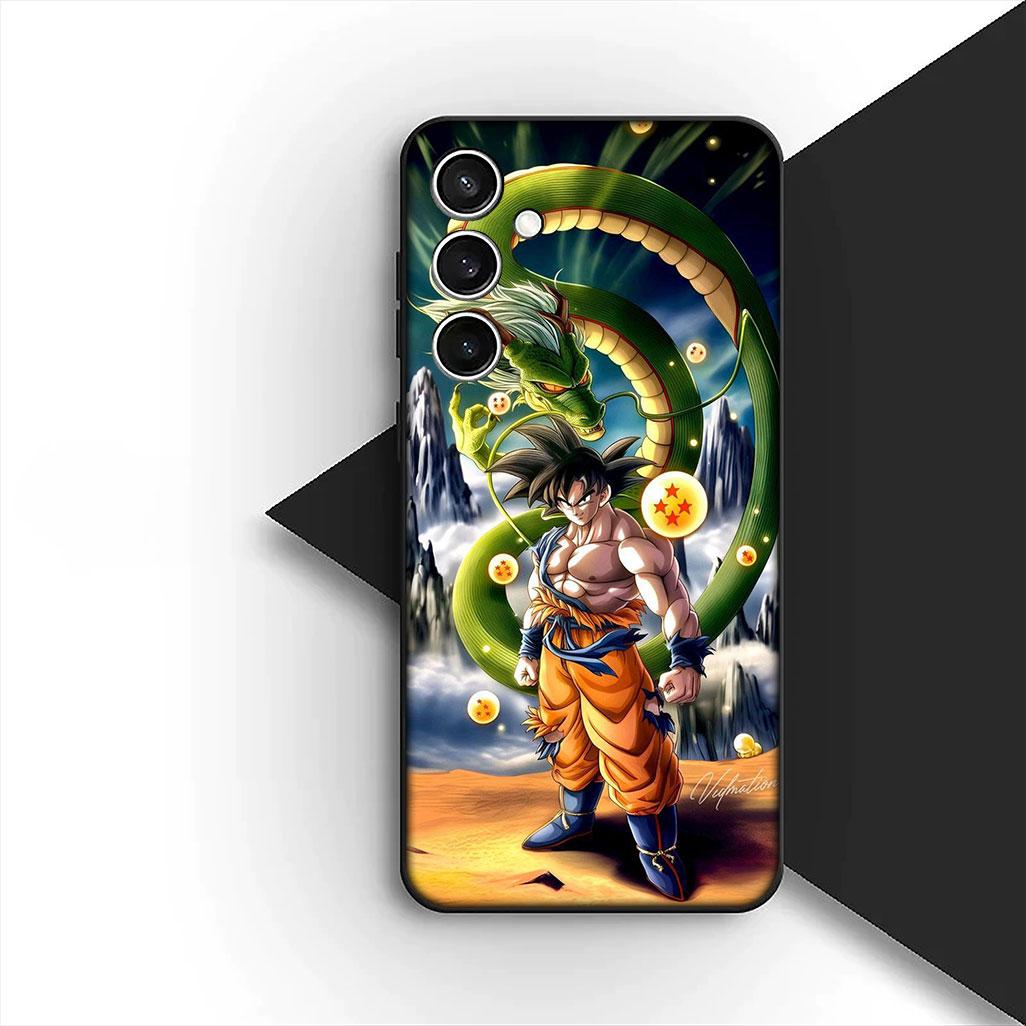 

Cover for Samsung Galaxy S24 S25 S23 FE Ultra Plus S7 Edge S25+ S23+ A56 5G Casing Phone Case Anime Dragon Gokus Ball Poster Galaxy S25+