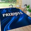 Patriots Team Logo Artwork Carpet Rug Soft Washable Anti Slip Home Living Room Sofa Mats Personalized Christmas Rug