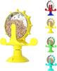 ABS Pet Cat Food Funnel Spinning Windmill Interactive Training Cat Puzzle Toy Compatible with Windmill-Style Cat Food Funnels