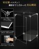 TITIROBA Figure UV Magnetic Front Collection Includes Cleaning Easy Assembly W x 25cm D x 35cm Black Case, Acrylic, Protection, Door, Case, Durable,