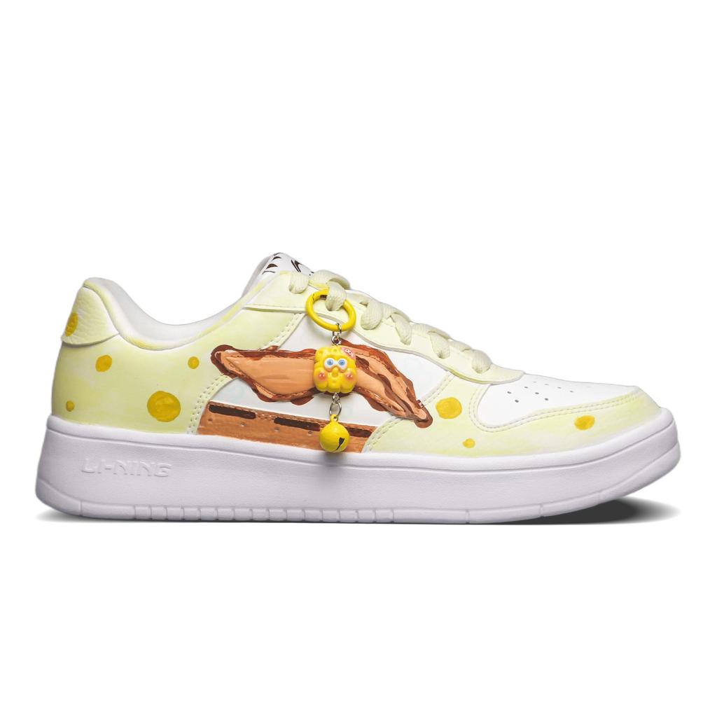 Li Ning Floating Boat Slip Resistant, Abrasion Resistant, Breathable Low top Skateboard Shoes Men's AGCS419-1(team65-)