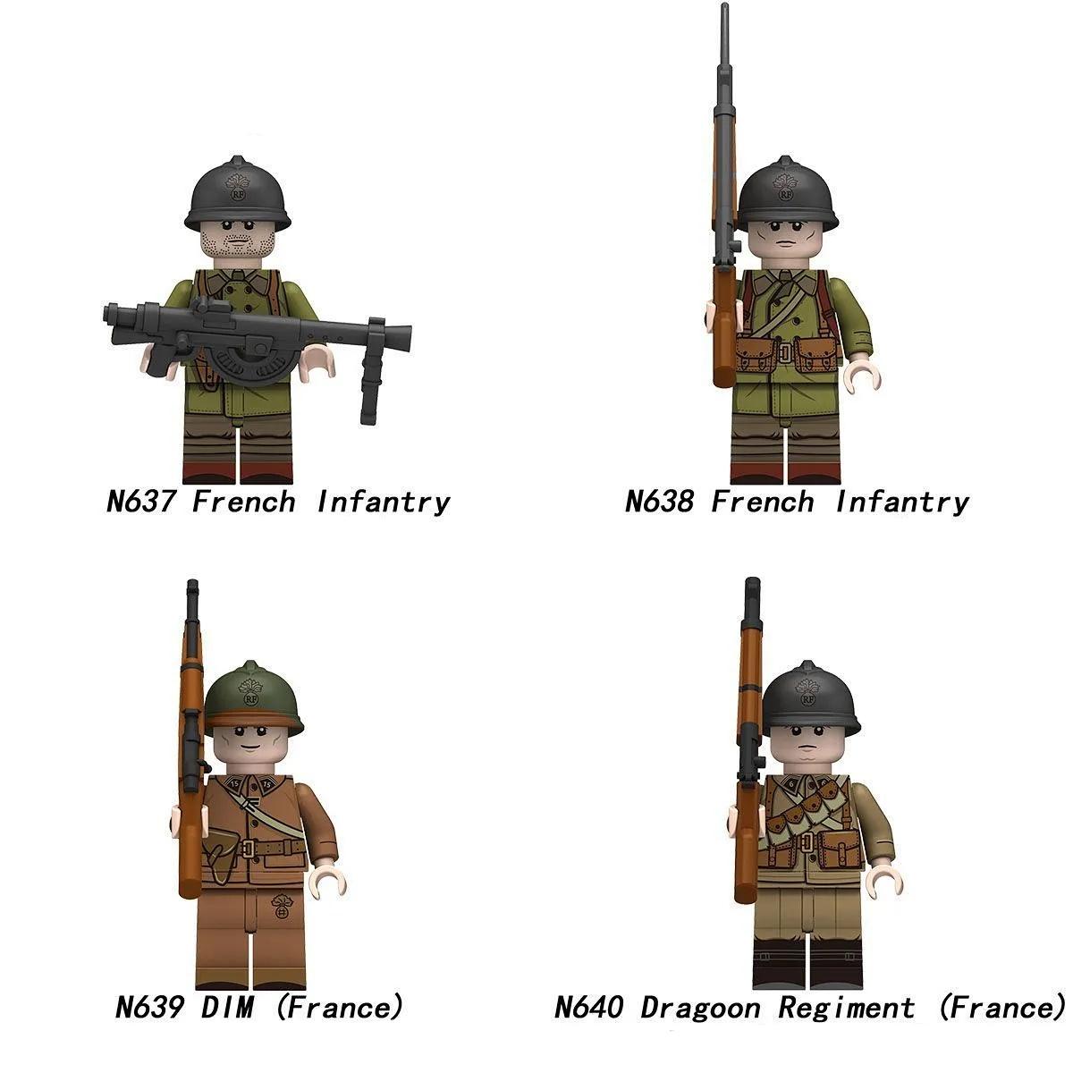 

Military Infantry Corps Building Blocks Minifigure Toys