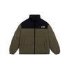 Graphic Color Block Down Jacket 'Black Olive Green' Men's AYMS307-8