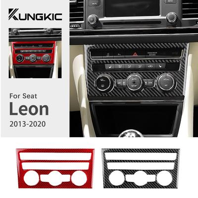 Carbon Fiber Style Interior Sticker for Seat Leon MK3 2013 2014 2015 2016 2017 2018 2019 2020 LHD RHD Interior Panel