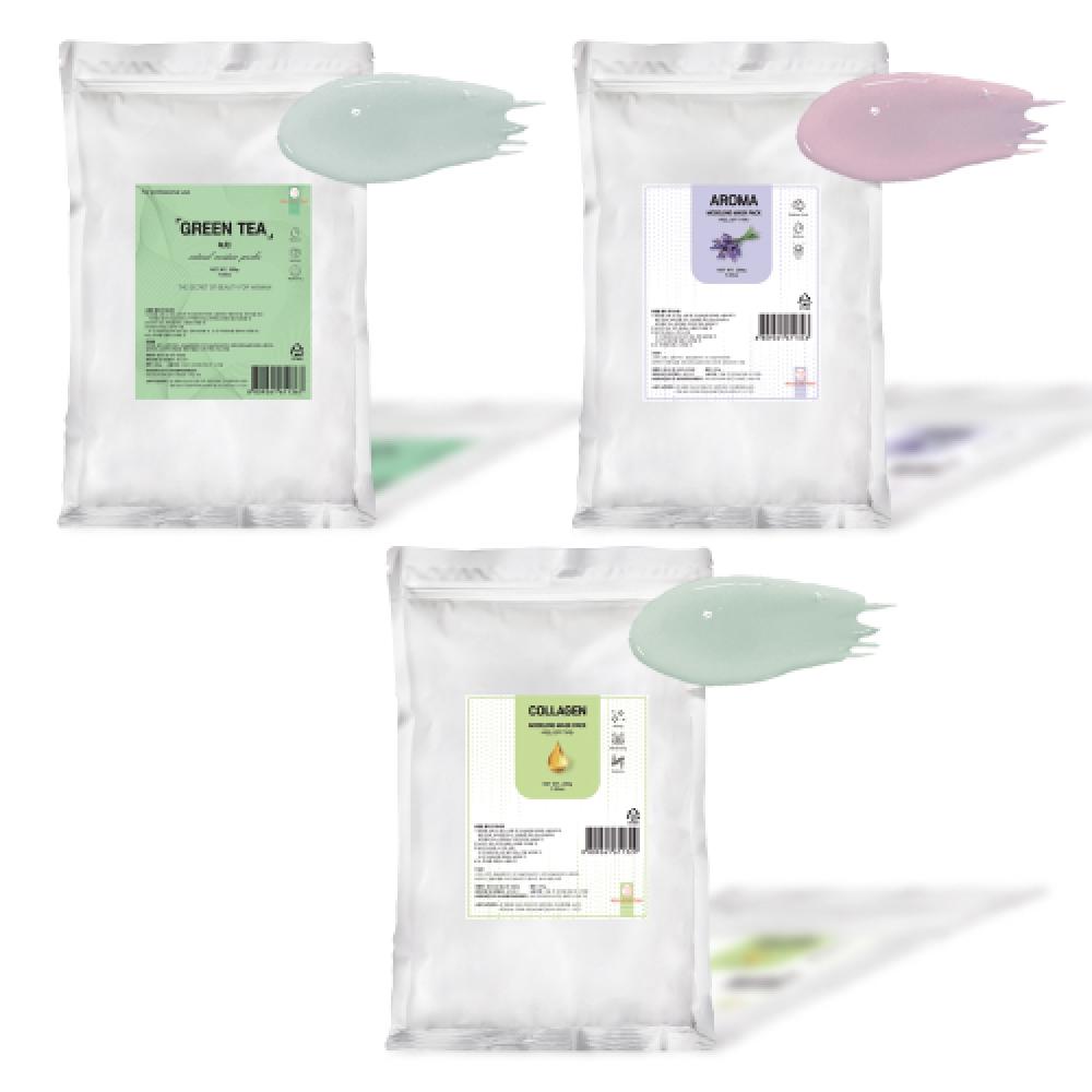 Belladepeau Modeling Pack By Skin Type Set  200g X 3 