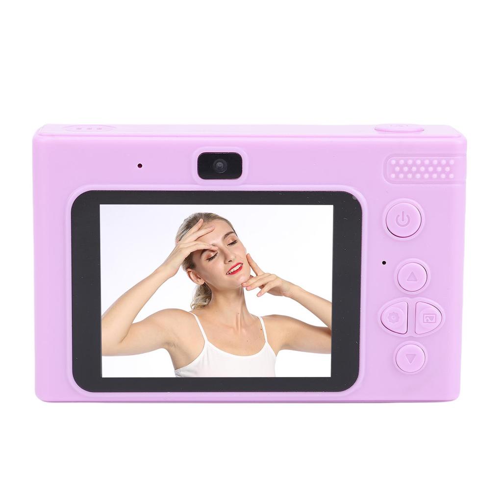 Digital Camera 2.4in Screen Dual Lens 48MP HD Photo 1080P Video Multi Filters Games MP3 Rechargeable Kids Camera