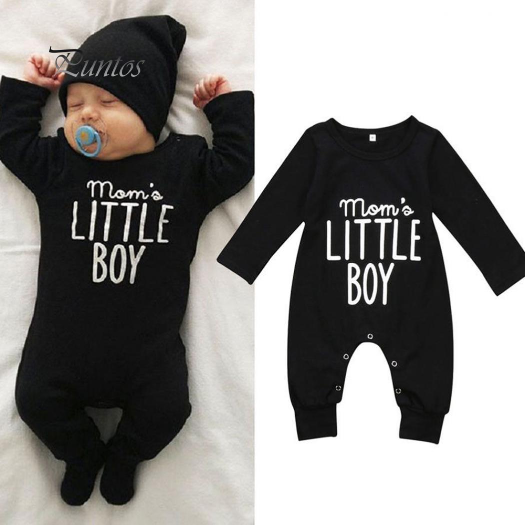 

Комбинезон для новорожденных с надписью Mom s Little Letter, комбинезон, одежда