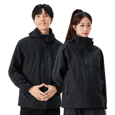 Sanjihuwai TP8462 Unisex 3-in-1 Mid-Length Fleece Lined Jacket