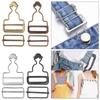 Handmake Adjustable Accessories Jeans Brace Buttons Suspender Brace Clips Denims Dungaree Buckles Overalls Fasteners