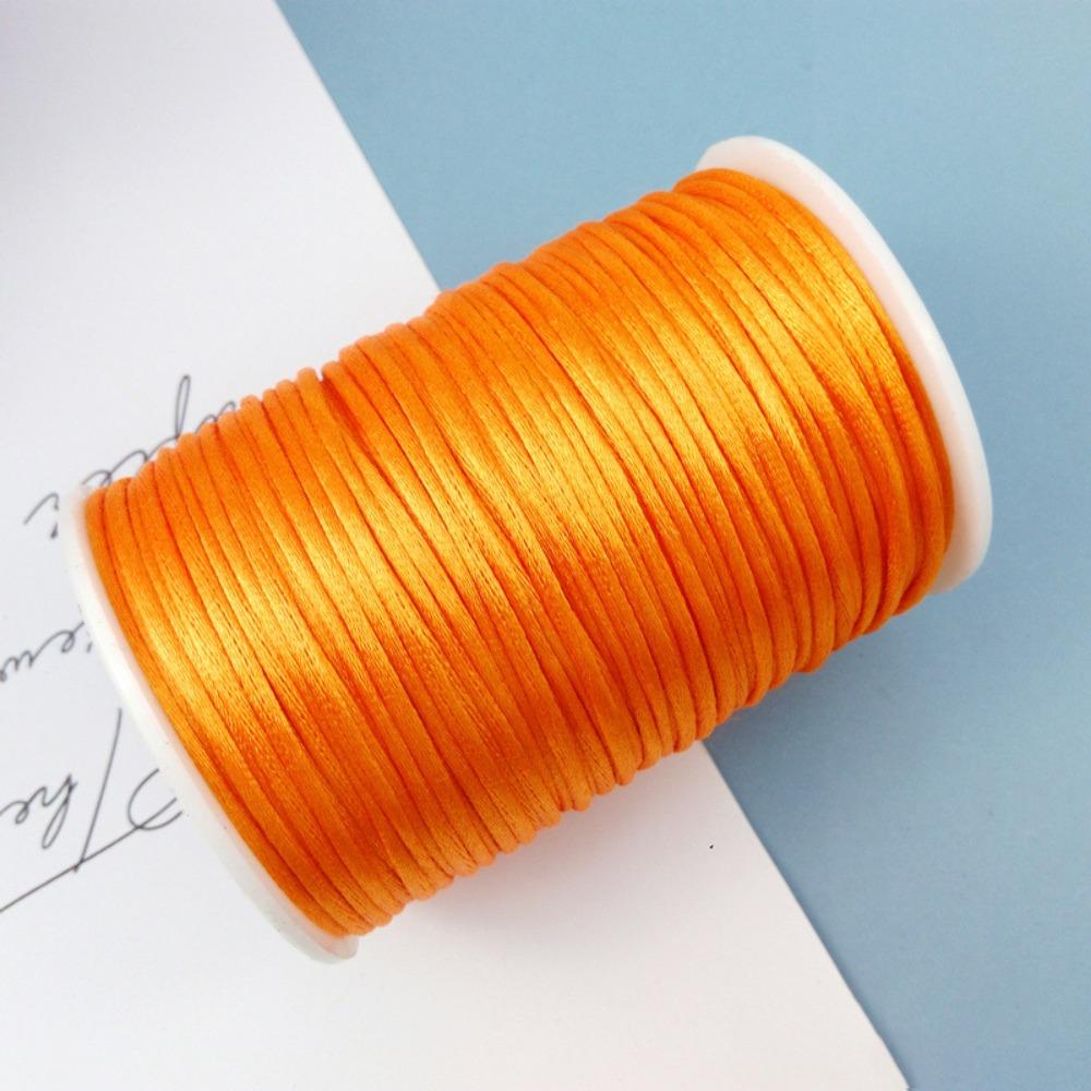 Satin Finish Macrame Thread Cord Flexible DIY Bracelet Cord Beading String  Handicraft Supplies