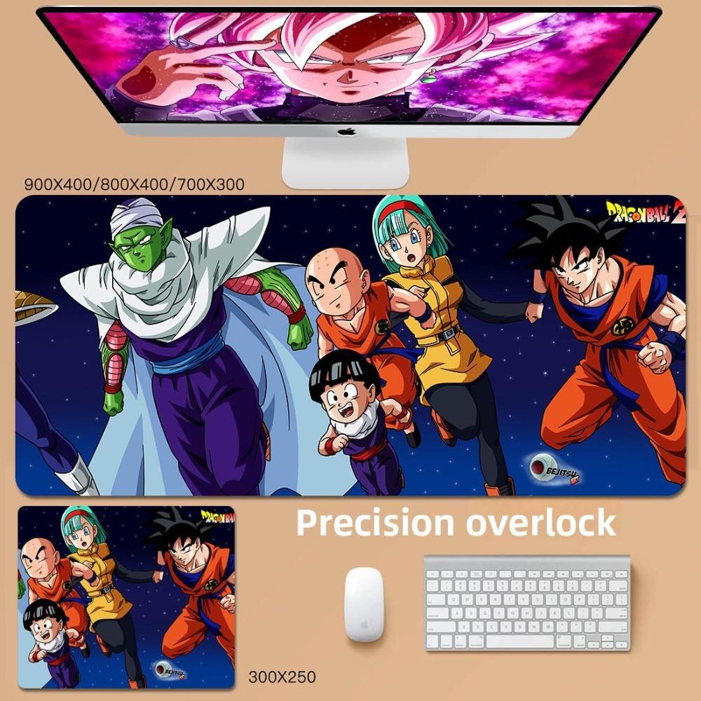 Man Cool Mouse Pad Convenience Dragon Ball Animation Son Goku Leather Mouse Pad Cartoon Vegeta Bulma Broly Large Keyboard Pad Student Desk Pad