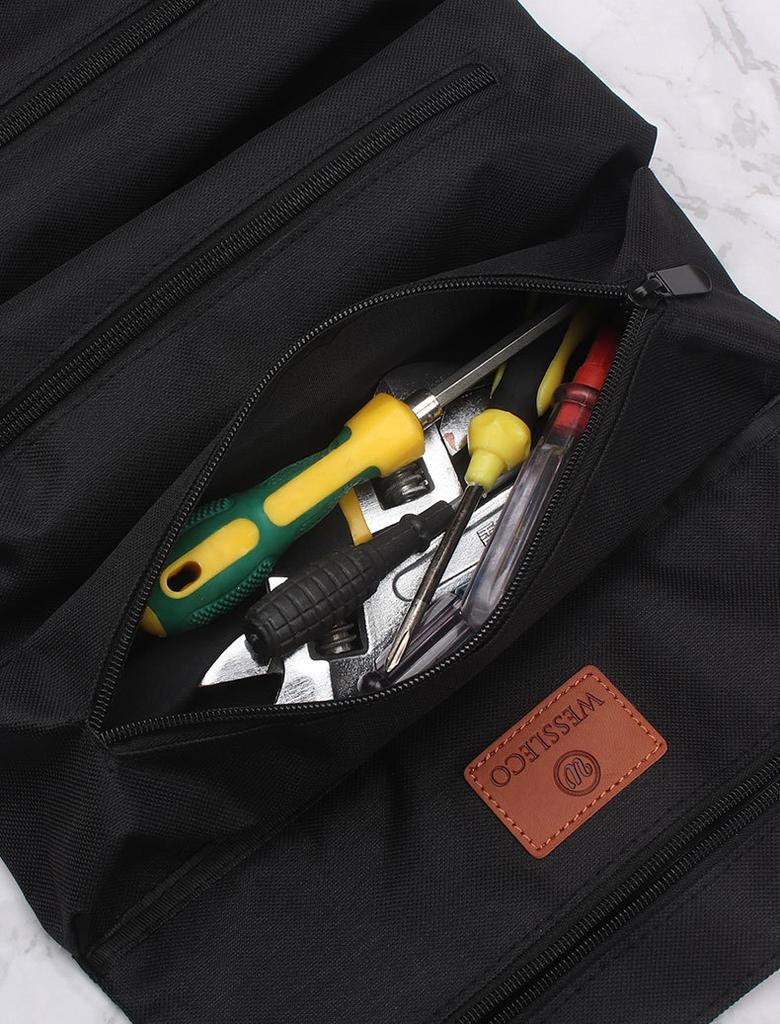 Portable Car Canvas Tool Bag Electrician Hardware Tool Bag Car Repair Tool Storage Bag