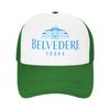 Belvedere Logo Youthful Style Baseball cap AntiAging Camping Denim Sports Cap