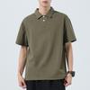 Men Solid Color Basic Polo Shirt Collar Short Sleeve Loose Casual Business Smart Daily Office Summer Top