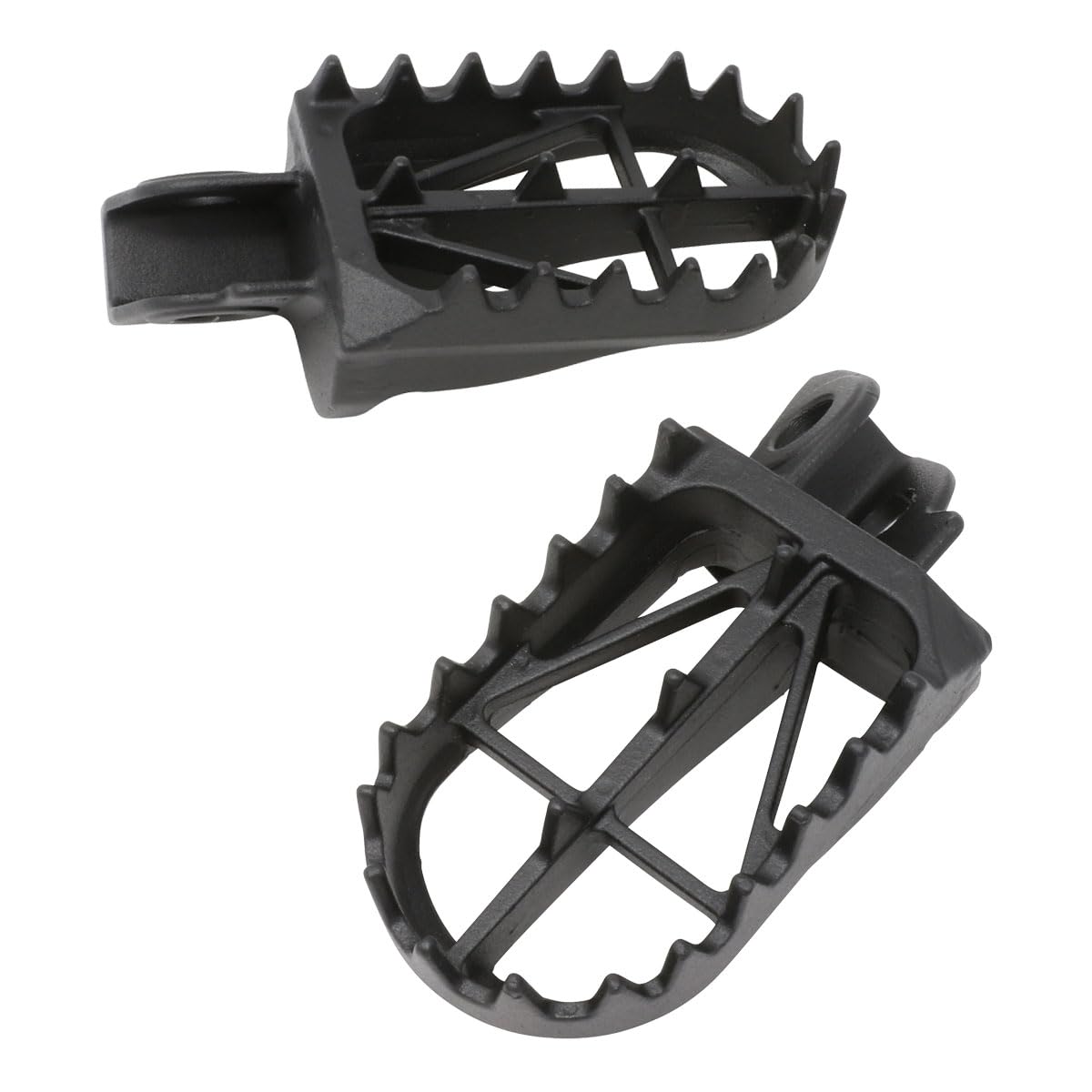 

ZETA Racing RM85 02-21 Wide Foot Pegs, Chromoly Mid and Front and Back Width: чорний