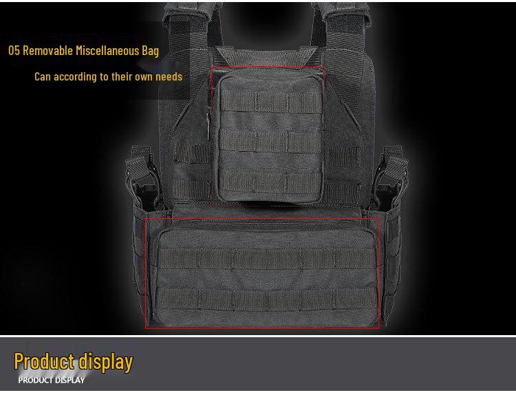 Outdoor Tactical Multifunctional Quick Release JPC Modular Vest for Military, Camping, and Combat Enthusiasts