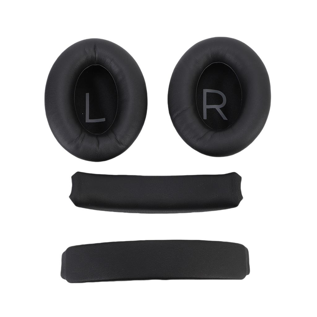 1 Pair Earpads Replacement for QC45 SC SE Wireless Headset Sponge Protein Leather Headphone Ear Cushions Headband Pad