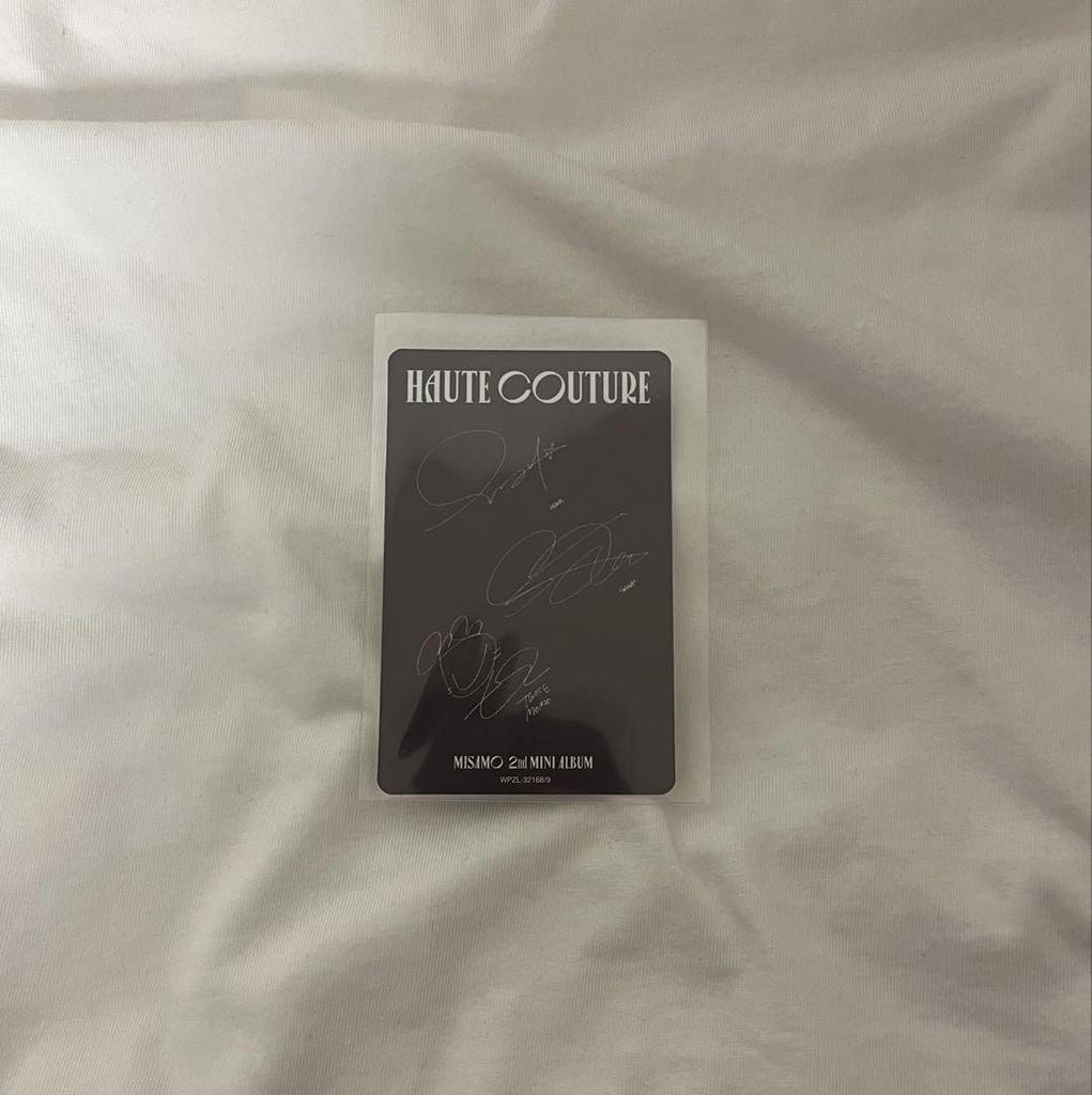 [USED] MISAMO HAUTE COUTURE First Limited Deluxe Edition Trading Card