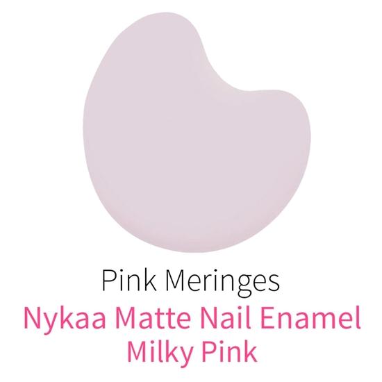 Nykaa Matte Nail Enamel - Pink Meringue (Shade No.28) (9 ml)
