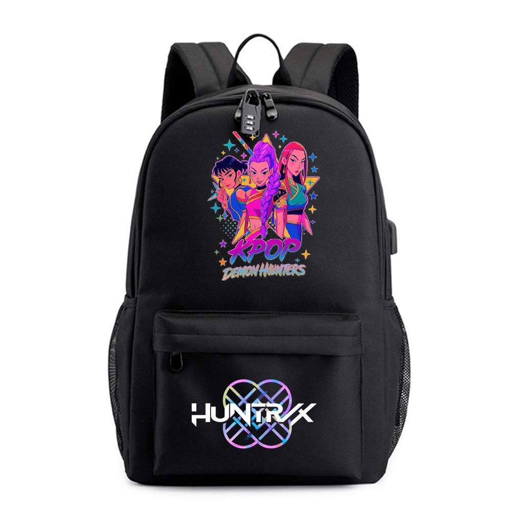 

Anime Cartoon Kpop Printed Backpack for Teenager Student Girl Boy Bookbag Schoolbag Women Large Capacity Waterproof Travel Bag Kid Gift