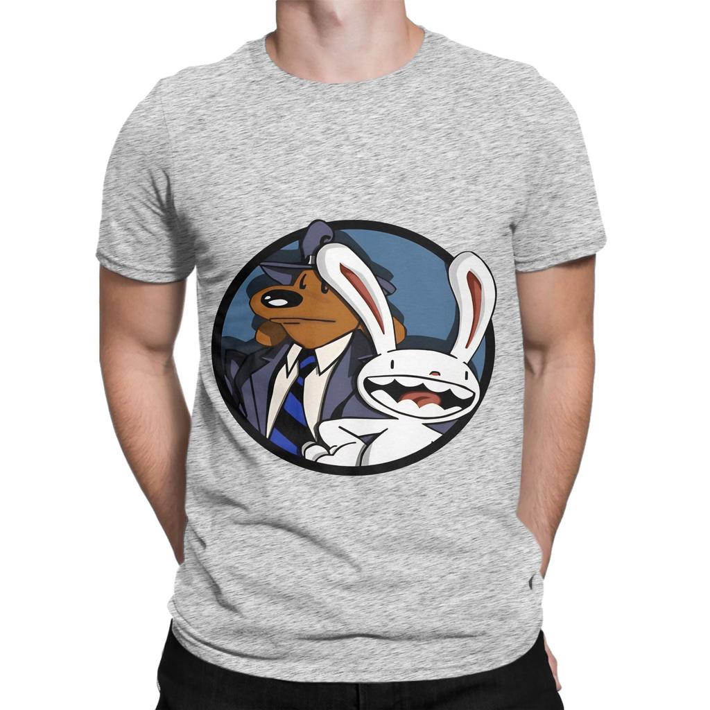 Sam And Max Hit the Road Poster Graphic 100 Cotton TShirt Sam And Max Hit the Road Tops Tees For Unisex
