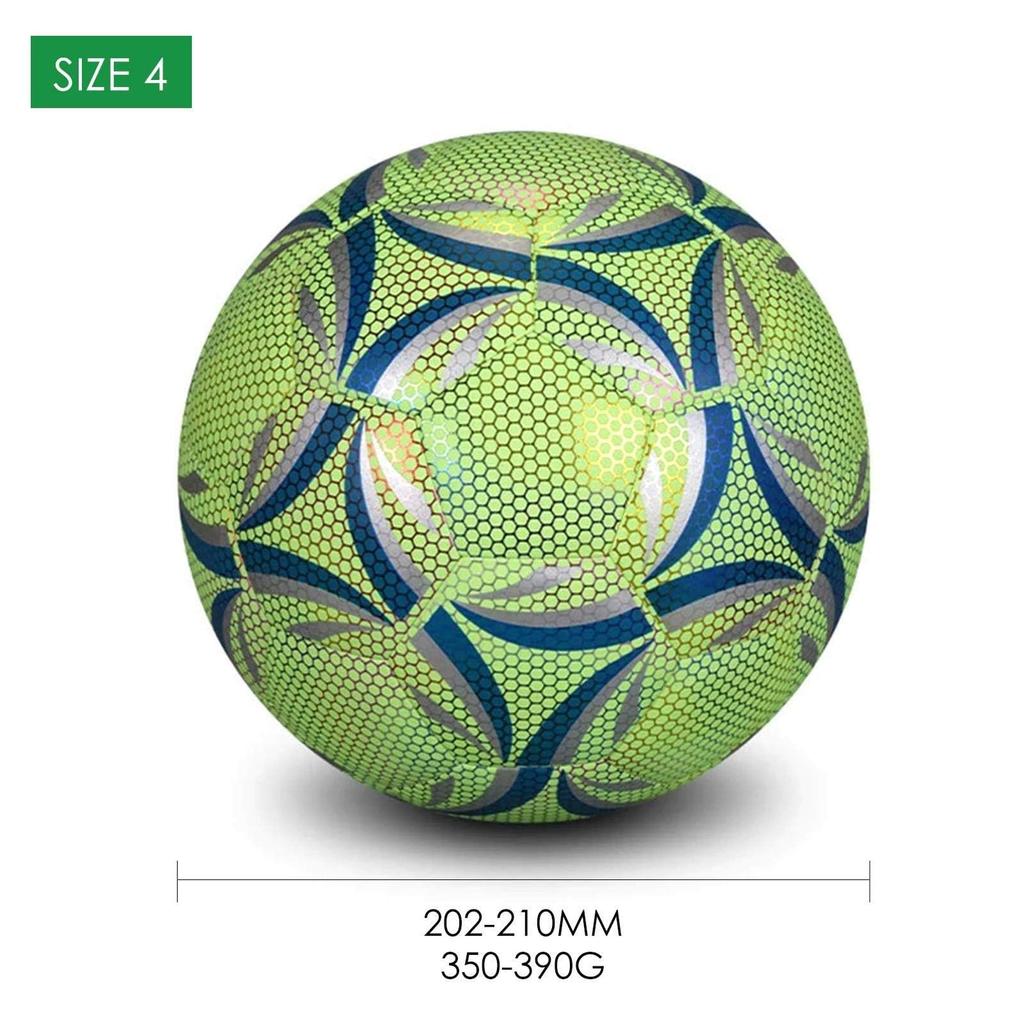 Leuchtender Fußball Größe für Fußball und für High- und Junior High Schools Ball, 4, Training, Spiele, Übung, Erwachsene, Colleges, Schulen,