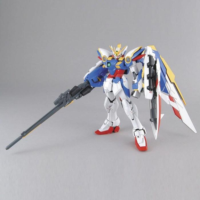 MG New Mobile Report Gundam Wing Endless Waltz XXXG-01W Wing Gundam EW Version 1/100 Scale Color-Coded Plastic Model Kit White