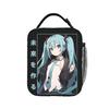 Hatsune Miku Cartoon Singer Insulated Lunch Bag Cooler Bag Reusable,Lunch Container  Large Lunch Box Tote Food Bag Beach  Picnic