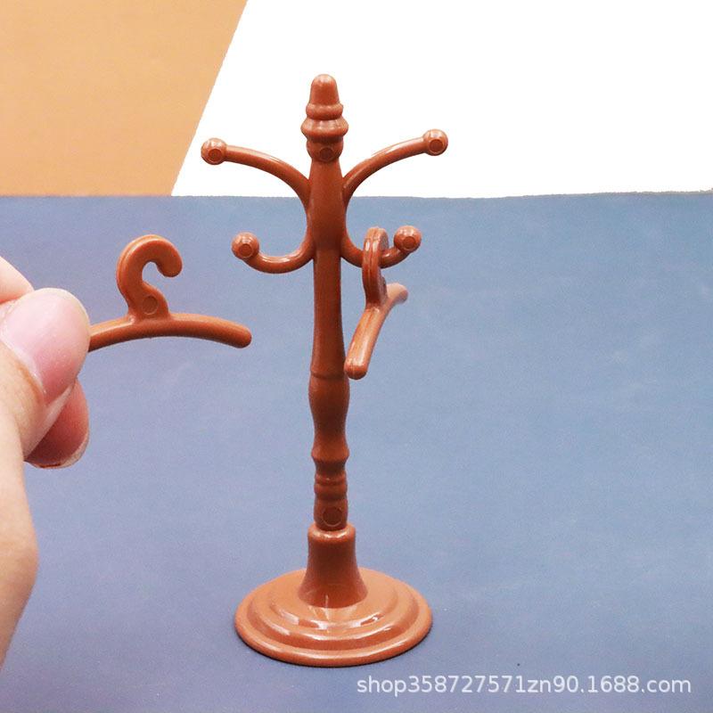 Cute Mini Bedroom Doll House Dressing Table Chair Desk Set Model Small Ornaments Play House Children'S Toys