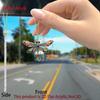 1 piece 2D flat acrylic dragonfly decoration - bright colored wings, 3D phantom design interior decoration