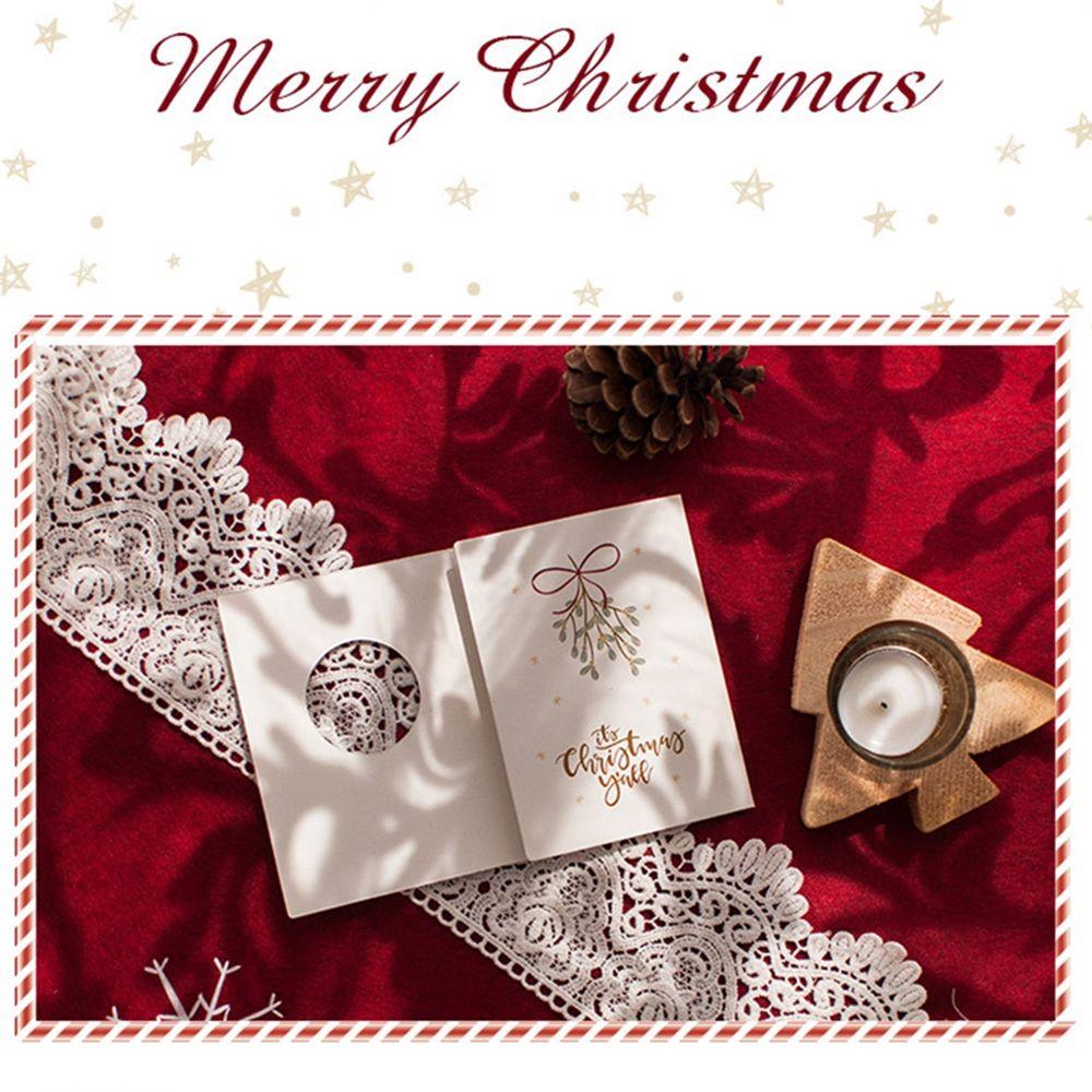 Stickers Wishes Card Merry Christmas Christmas Greeting Card Best Wishes Wishing Message Cards