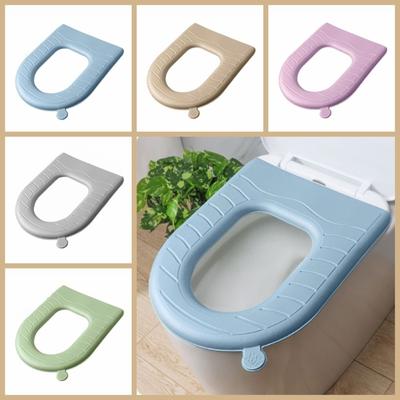 Universal EVA WC-Sitzbezug mit Griff Closestool Matte waschbar WC-Sitzkissen Toilette
