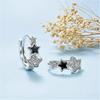 European and American women's fashionable and simple star earrings, personalized and creative high-end party earrings