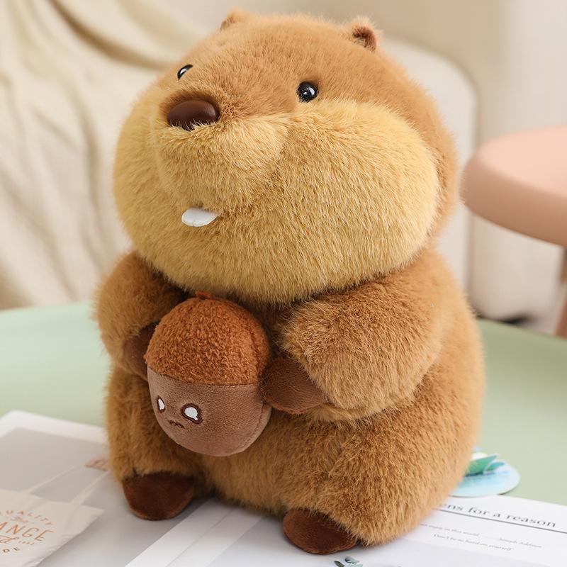 Cute Groundhog Plush Doll Cartoon Animal Doll Children's Birthday Gift Doll New Style