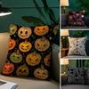 Horro Halloween Pillow Case Plush Fabric Soft Pillowcase Double Sided Print Sofa Cushion Cover Throw