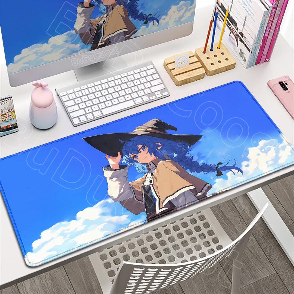 Mushoku Tensei Jobless Reincarnation Anime Mousepad Grande Gaming Roxy Mouse Pad PC Laptop XXL Tastiera Computer Tablet Tappetini da Scrivania