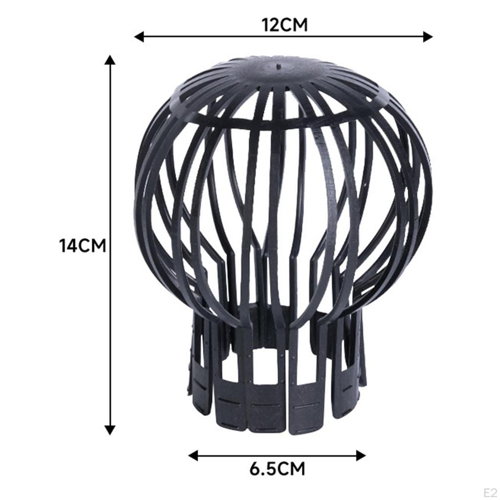 4Pcs Gutter Guard Anti Clogging Sturdy Premium Professional Floor Drain Strainer Roof Cover