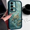 Coque avec Impression Poisson Tortue Pour Samsung S26 S25 Ultra S24 S23 S22 Plus S21 FE A15 A16 A17 A35 A36 A37 A54 A55 A56 A57 5G Couvercle Pare-chocs Résistant aux Chocs