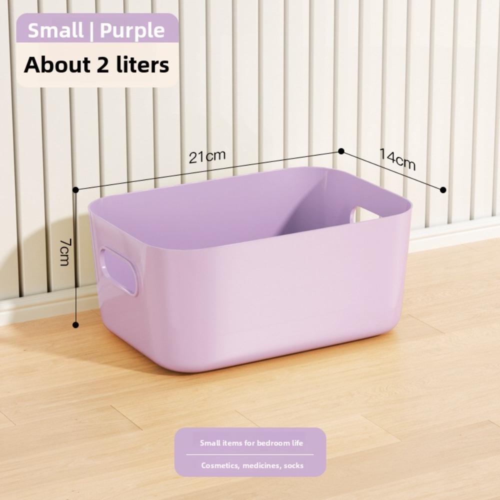 

Desktop Storage Box Cosmetics Snacks Sundries Storage Box Thickened Large-capacity Home Living Room Multi-color Storage Box