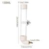 130ML Birds Water Dispenser Hangable Automatic Pet Birds Water Bottle Hanging Installation Transparent Visibility