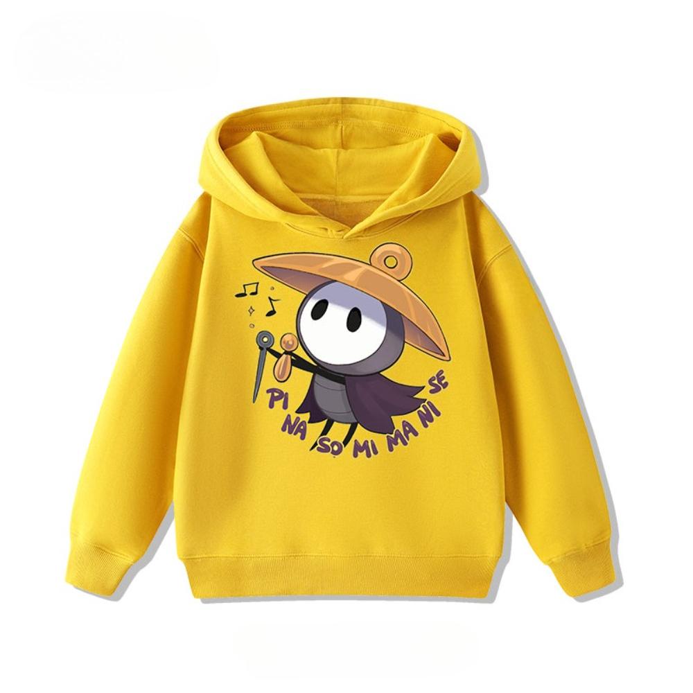 Hollow Knight Themed Children's Hoodies, Boys' and Girls' Clothing, Cute and Warm Children's Hoodies for Autumn and Winter.