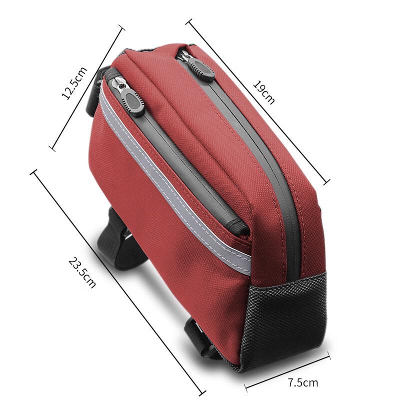 GEETHA Reflective Bicycle Crossbar Storage Bag