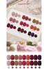 Red Dried Rose Gel Nail Polish Set 2025 - Salon Exclusive