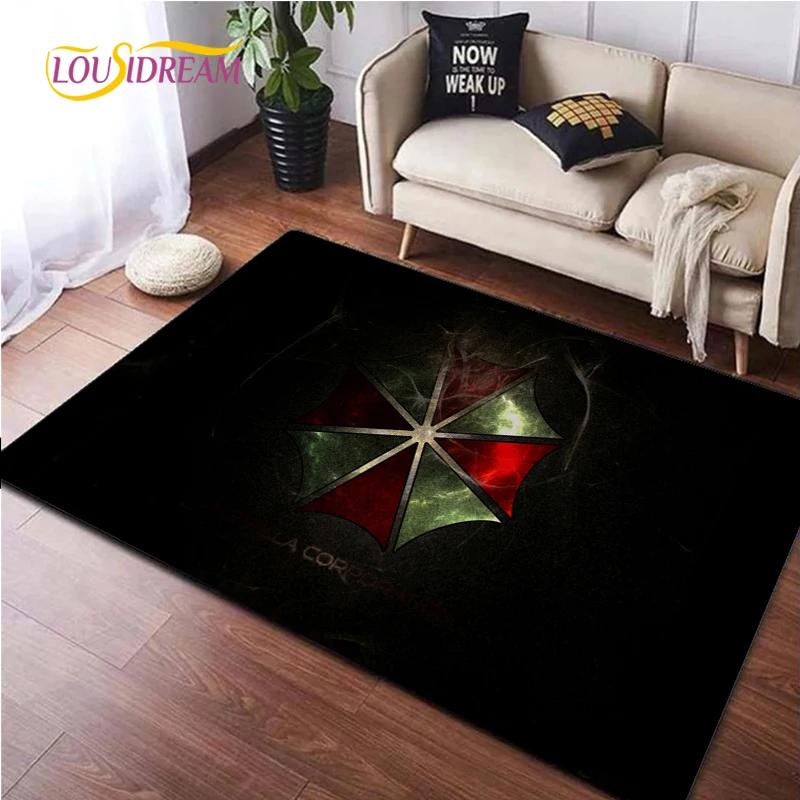 Alfombra de césped artificial para paraguas de moda para sala de estar, dormitorio, alfombras de área, alfombrilla antideslizante para puerta de cocina, alfombra, regalo de cumpleaños