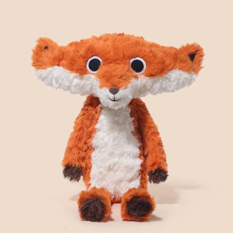 Adorable 38cm Dewar Fox Plush Toy Soft Stuffed Animal Cute Birthday Gift For Girls