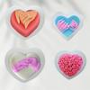 3D Rose Heart Love Hold Hands Soap Wax Silicone Mold For DIY Homemade Soap,Proposal,Valentine's Day Candle Making Supplies Craft
