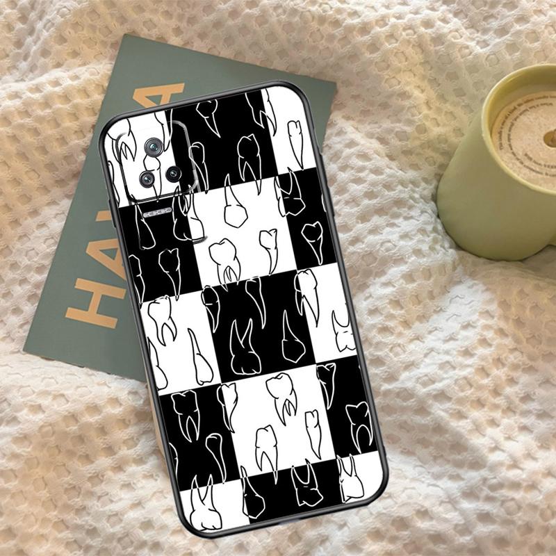 Dentist Tooth Pattern Case For Xiaomi 15 Ultra 13 14 11T 12T 13T 14T Pro POCO X7 Pro F5 F6 M6 X3 X5 X6 Pro Cover